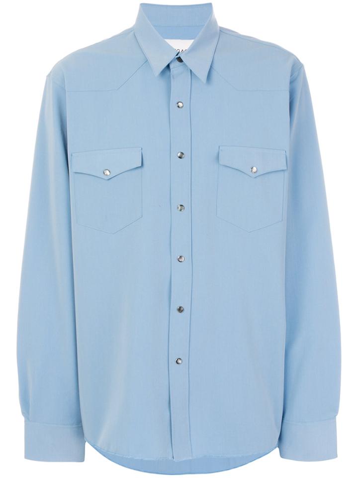 Our Legacy Chest Pockets Shirt - Blue