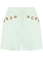 Talie Nk Panelled Shorts, Women's, Size: 36, Green, Acetate/viscose