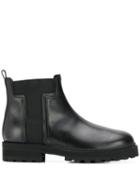Tod's Panelled Ankle Boots - Black