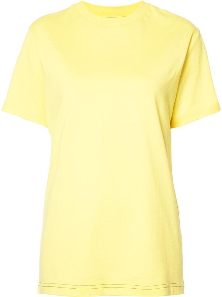 Alyx Rear Print T-shirt, Women's, Size: Small, Yellow/orange, Cotton