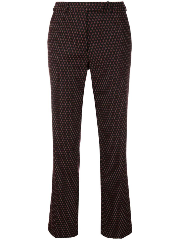Etro Jacquard Chino Trousers - Black