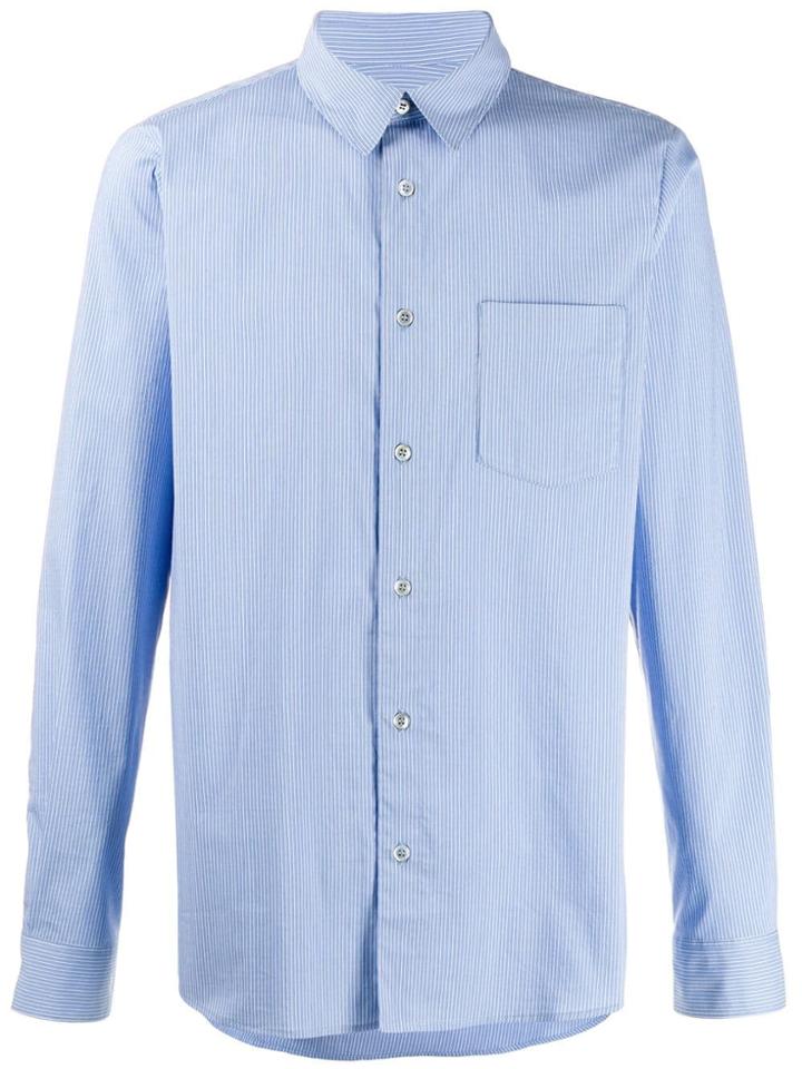 A.p.c. Barthélémy Striped Shirt - Blue