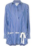 Sacai Ribbon Tie Shirt - Blue