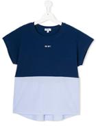Dkny Kids Two-tone Layered Look Top - Blue