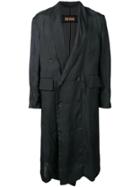 Uma Wang Lightweight Long Coat - Blue