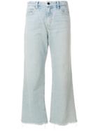 Alexander Wang Flared Cropped Jeans - Blue