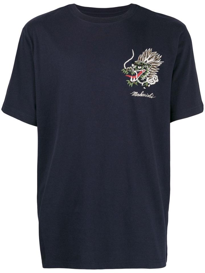 Maharishi Embroidered Logo T-shirt - Blue