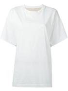 Mm6 Maison Margiela - Loose Fit Short Sleeve T-shirt - Women - Cotton - Xs, White, Cotton