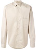 Lemaire - Chest Pocket Shirt - Men - Cotton/spandex/elastane - 46, Nude/neutrals, Cotton/spandex/elastane