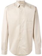 Lemaire - Chest Pocket Shirt - Men - Cotton/spandex/elastane - 46, Nude/neutrals, Cotton/spandex/elastane