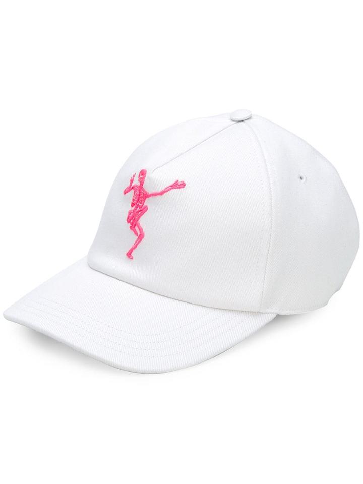 Alexander Mcqueen Skeleton Baseball Cap - White