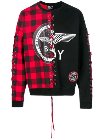 Boy London Contrast Logo Sweatshirt - Black
