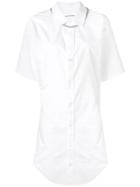 Alexander Wang Short-sleeved Shirt Dress - White