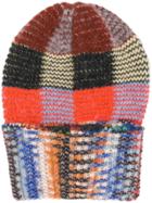 Missoni Contrast Knitted Beanie - Brown