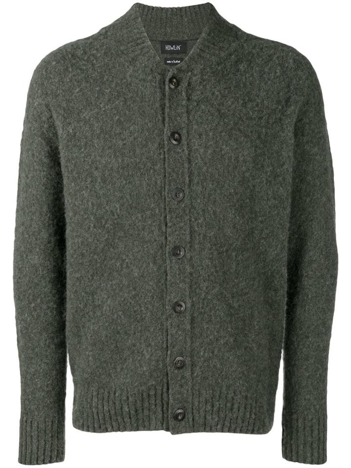 Howlin' Crew Neck Cardigan - Green