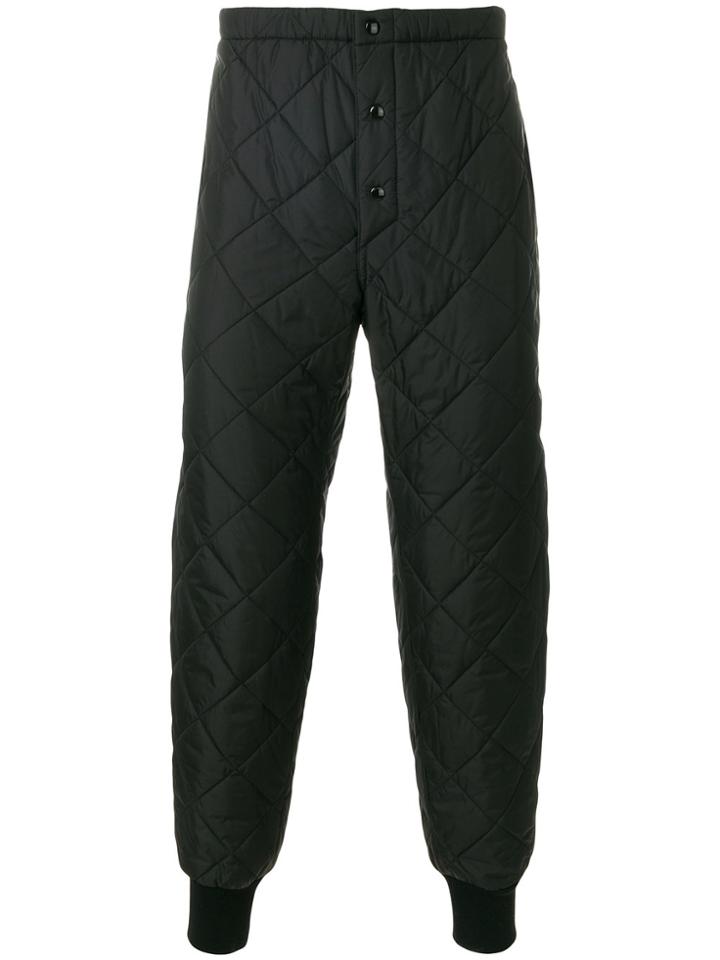 Marni Quilted Padded Track Pants - Black
