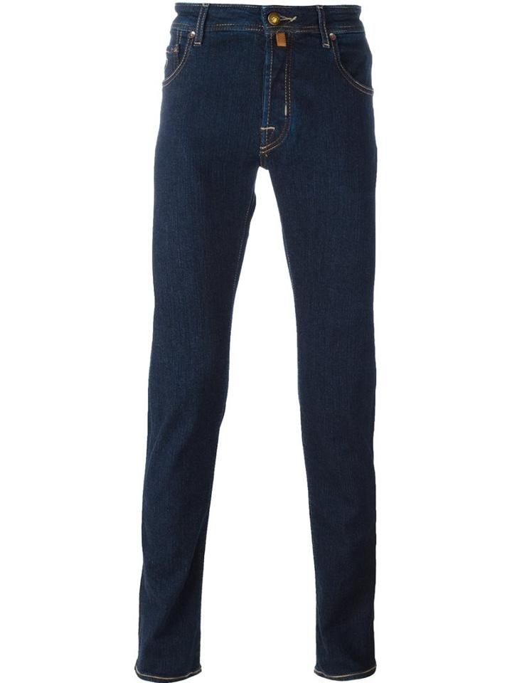 Jacob Cohen Slim Fit Jeans, Men's, Size: 40, Blue, Cotton/polyester/spandex/elastane