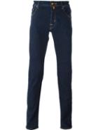 Jacob Cohen Slim Fit Jeans, Men's, Size: 40, Blue, Cotton/polyester/spandex/elastane
