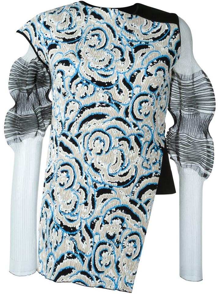 J.w.anderson Structured Asymmetric Sheer Blouse