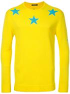 Guild Prime Star Print Sweater - Yellow & Orange