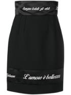Dolce & Gabbana 'l'amore È Bellezza' Skirt - Black