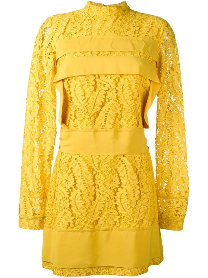 No21 Lace Panel Shift Dress