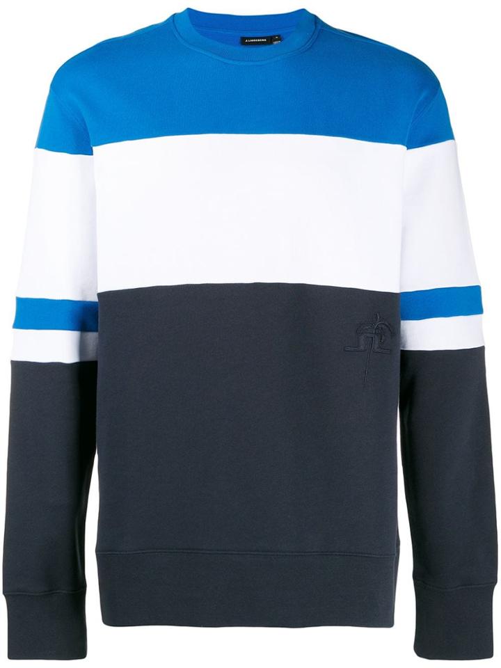 J.lindeberg Hurl Colour-blocked Sweatshirt - Blue