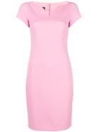 Boutique Moschino Sheath Dress - Pink & Purple