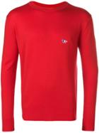 Maison Kitsuné Logo Patch Sweatshirt - Red