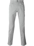 Fay Slim Fit Trousers - Grey