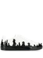 Philipp Plein Contrast Low-top Sneakers - White
