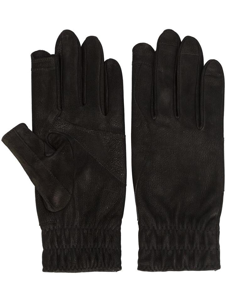 Rick Owens Short Gloves, Men's, Size: 8.5, Silk/goat Skin