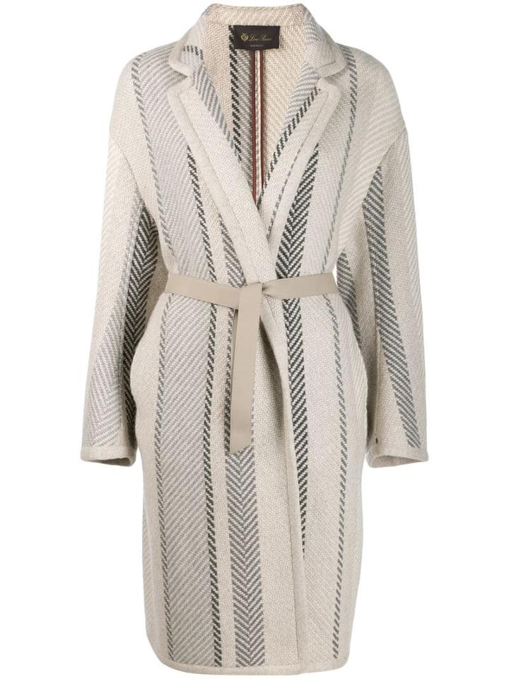 Loro Piana Belted Coat - Neutrals