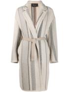 Loro Piana Belted Coat - Neutrals