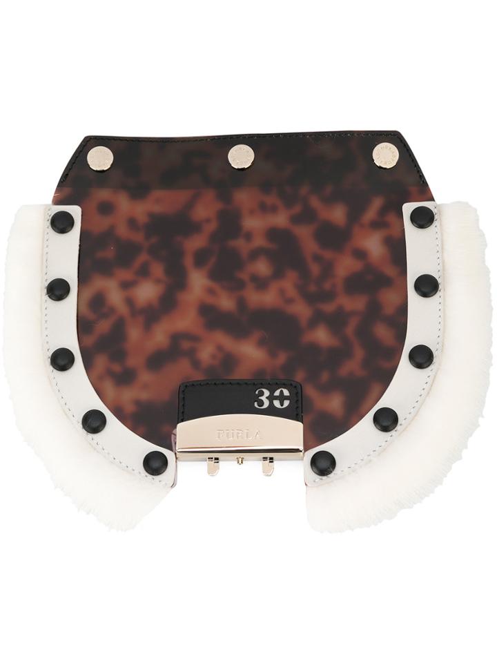 Furla Studded Flap Bag Accessory - Multicolour