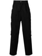 The Silted Company Straight Cargo Pants - Black