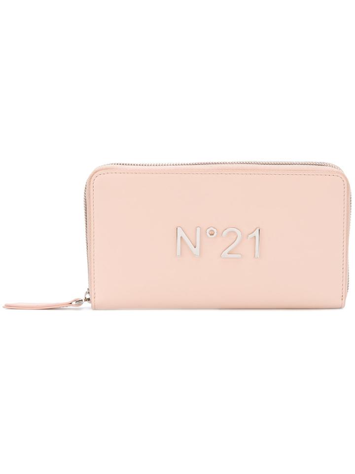No21 Zip Around Wallet - Pink & Purple