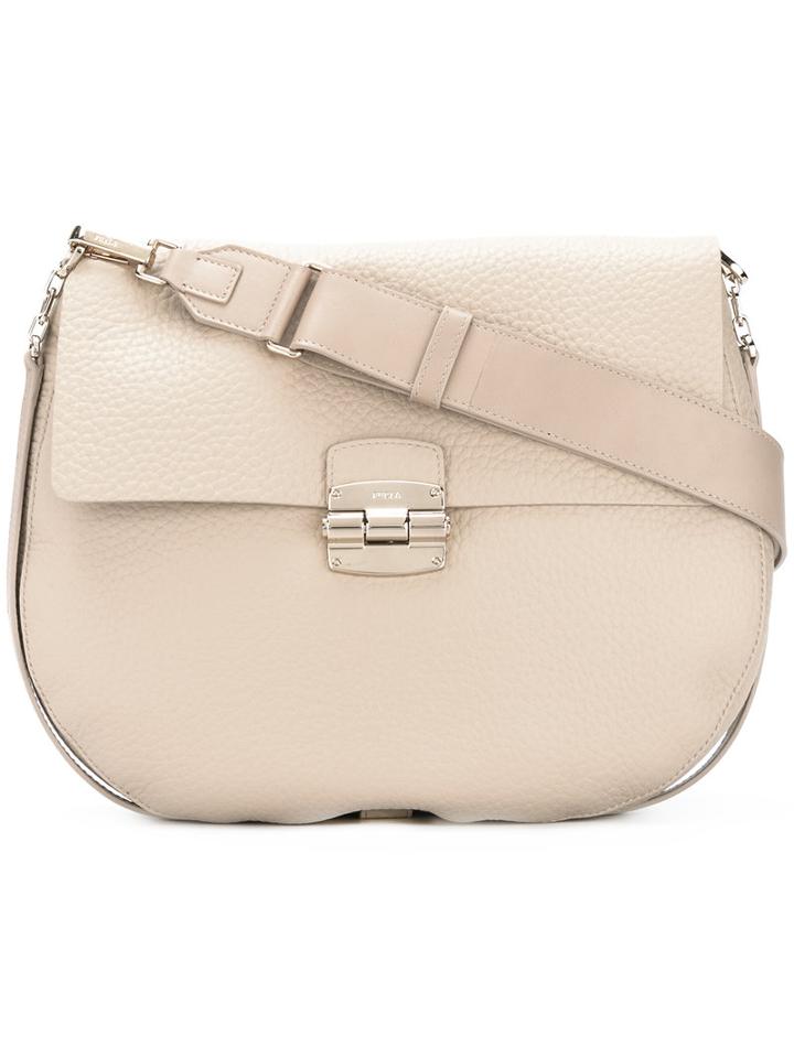 Furla - 'club' Bag - Women - Leather - One Size, Nude/neutrals, Leather