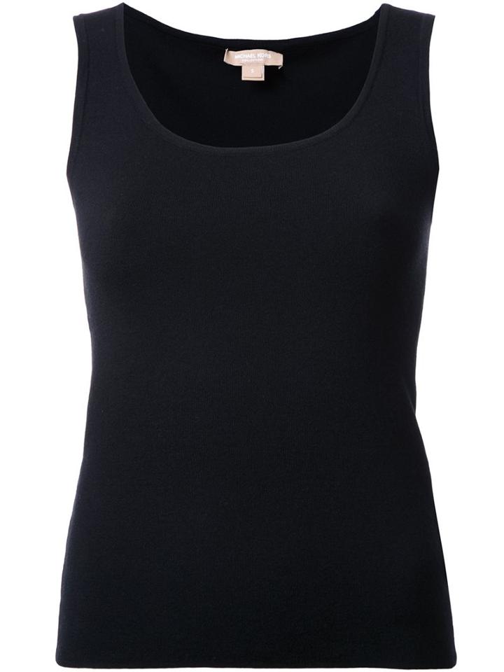 Michael Kors Sleeveless Tank Top, Women's, Size: Small, Black, Cashmere