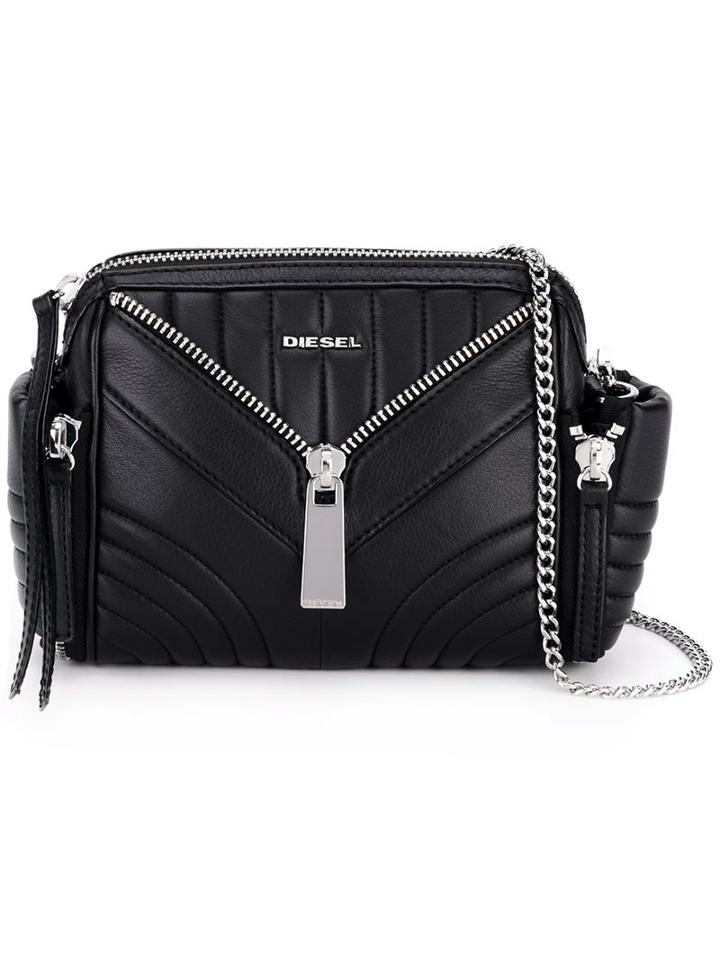 Diesel Chain Strap Cross-body Bag, Women's, Black