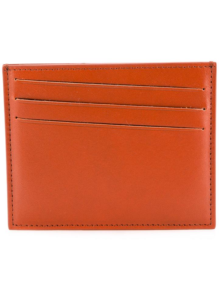 Maison Margiela Double-sided Credit Card Holder - Yellow & Orange