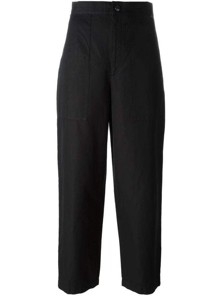Helmut Lang Loose-fit Cropped Trousers