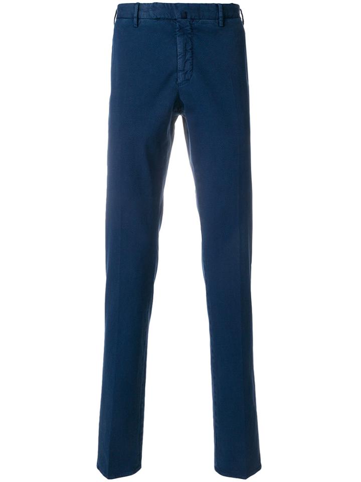 Incotex Straight-leg Suit Trousers - Blue
