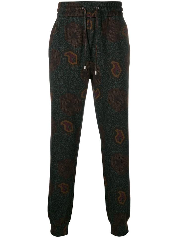 Etro Printed Track Pants - Red