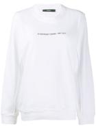 Diesel Logo Embroidered Sweater - White