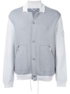 Kenzo Cutaway Collar Jacket, Men's, Size: L, Blue, Cotton/polyamide/viscose