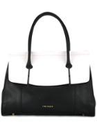 Twin-set Large Contrast Tote, Women's, Black, Leather