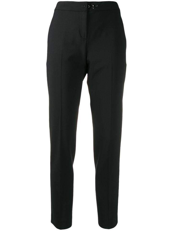 Fay Slim-fit Tailored Trousers - Black