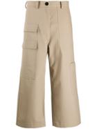 Sofie D'hoore Cropped Wide Leg Trousers - Neutrals