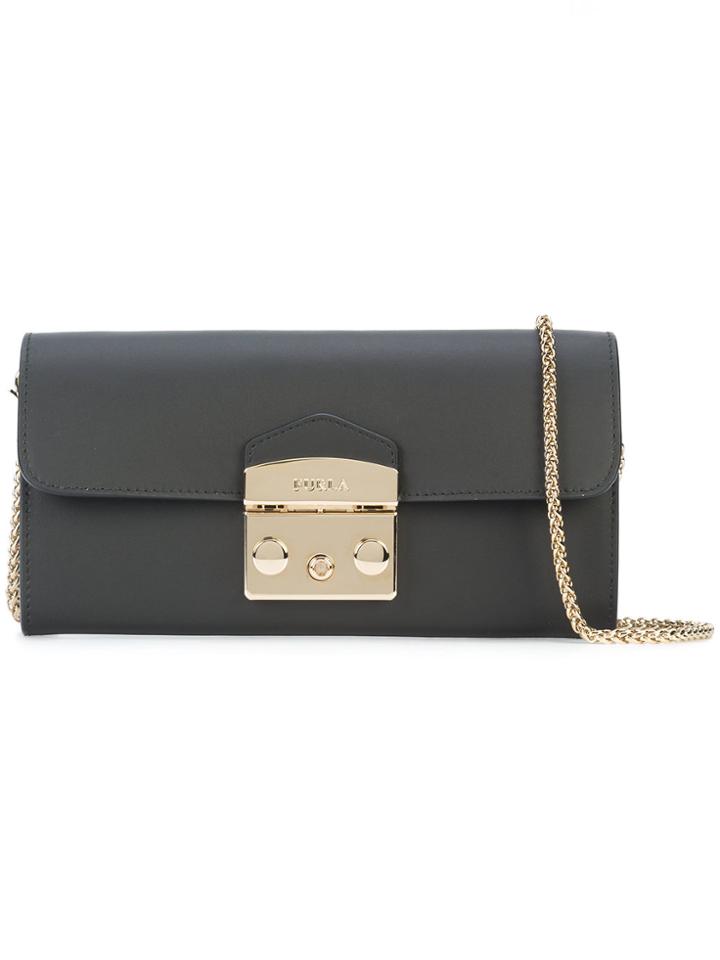 Furla Metropolis Clutch Bag - Black